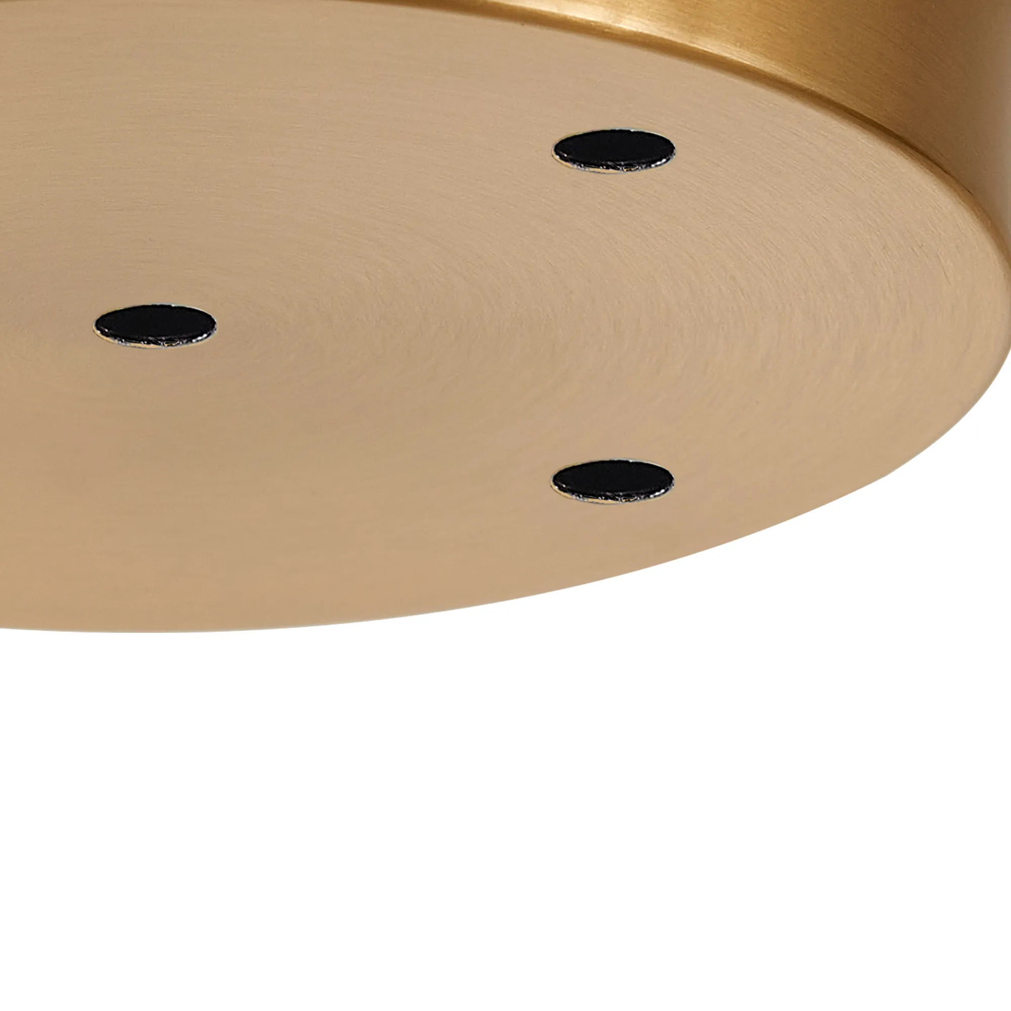Hayes 5 Hole 15cm Round Ceiling Plate Brass D0828BR  Deco Hayes Brass